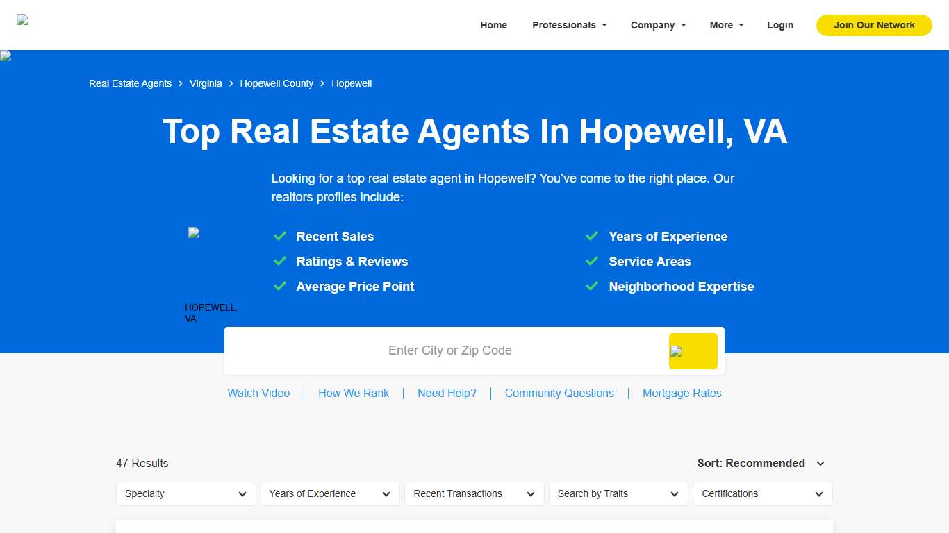 Top Real Estate Agents & Realtors in Hopewell, VA for 2026 (Verified)